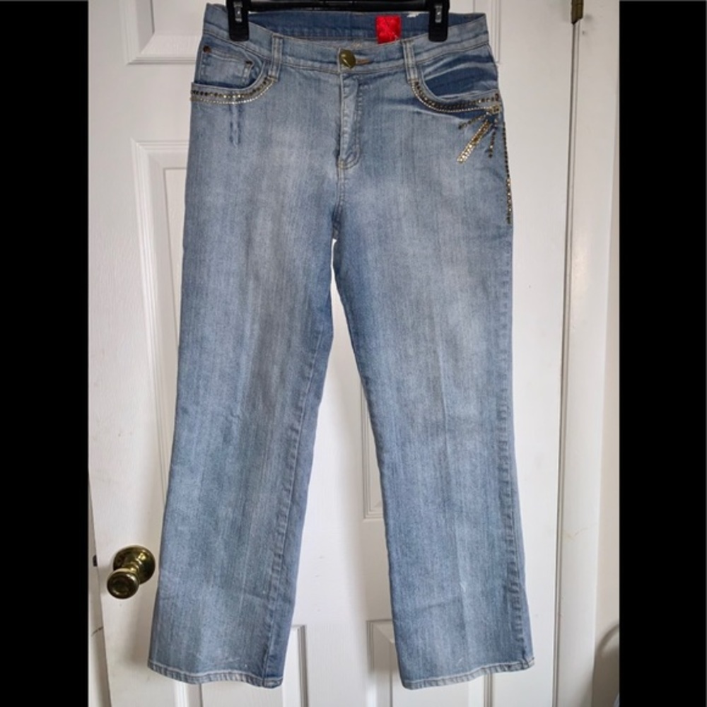 Very Vera Jeans Size 10P Embellished Jeans
